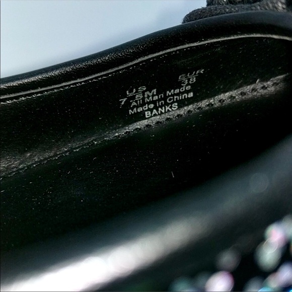 **SOLD** SAM EDELMAN Banks Black Flats 7.5 - Picture 8 of 8